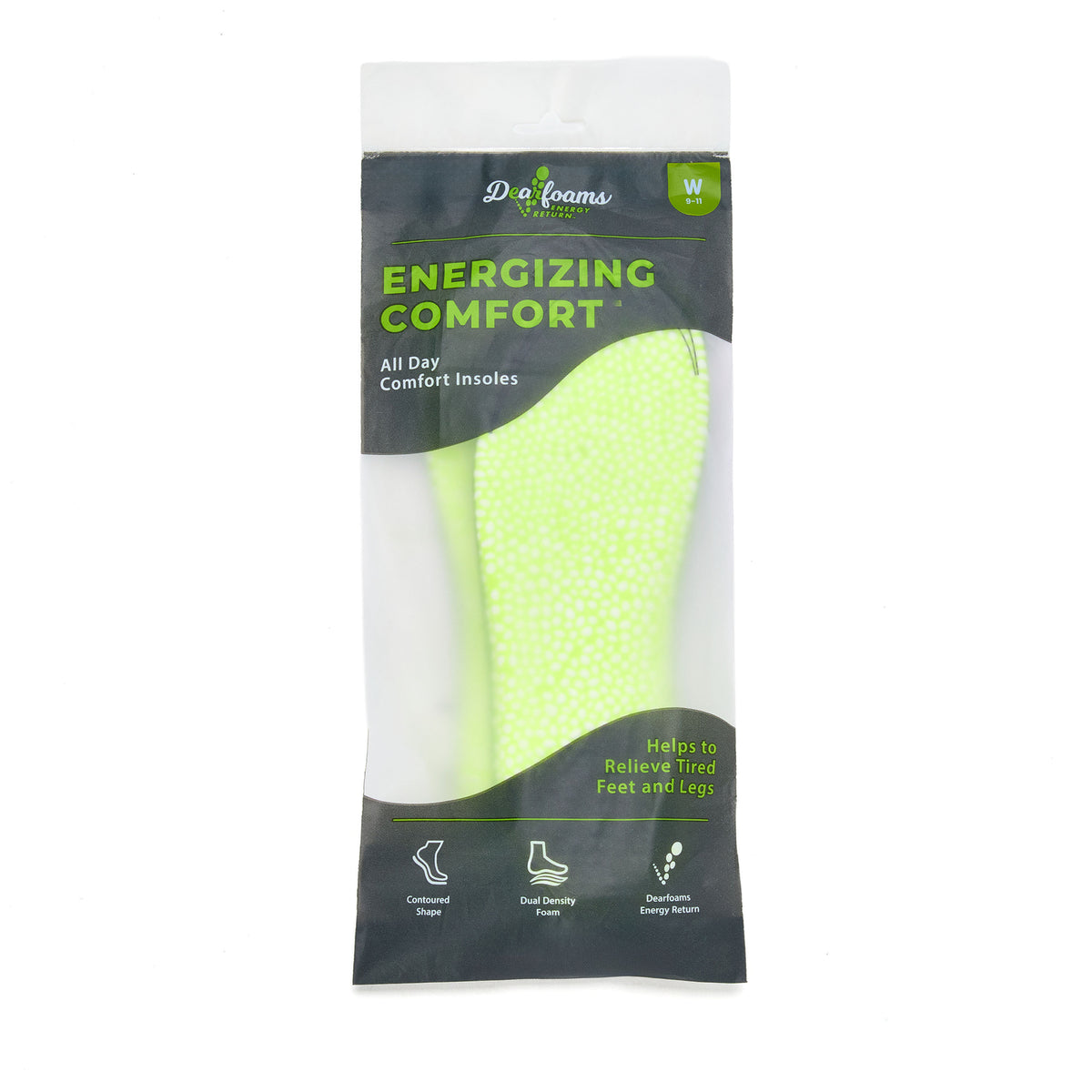Womens Energy Return Footbed Removable Insole - US 9297