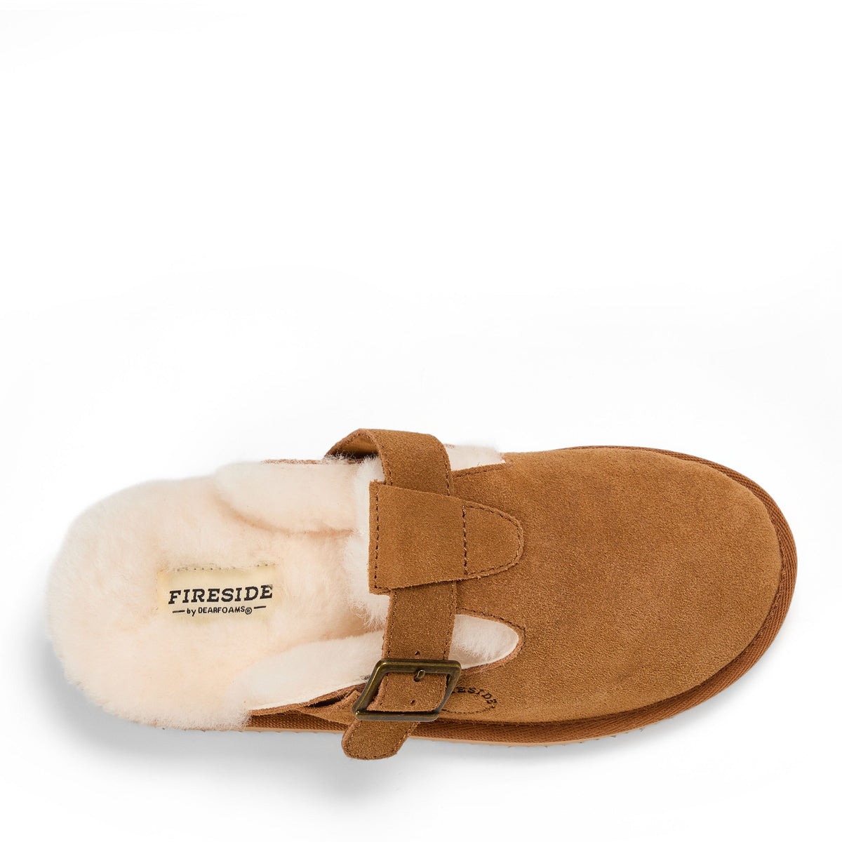 Women's Fireside by Dearfoams Maitland Genuine Shearling Scuff - US 7270