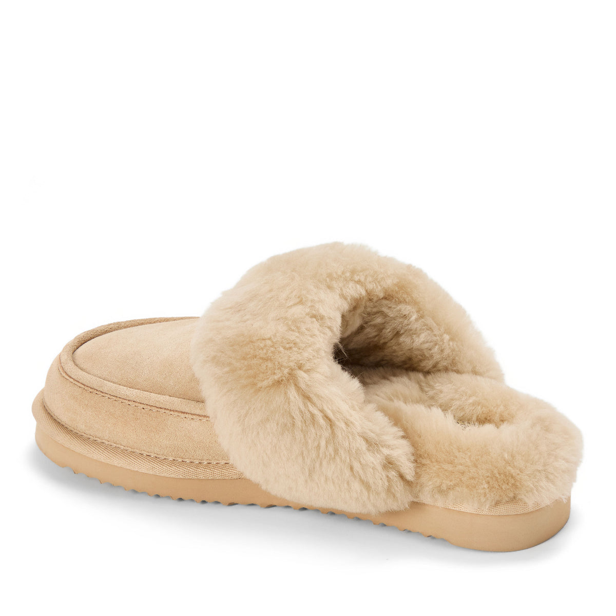 Women's Fireside by Dearfoams Melville Genuine Shearling Scuff - US 9517