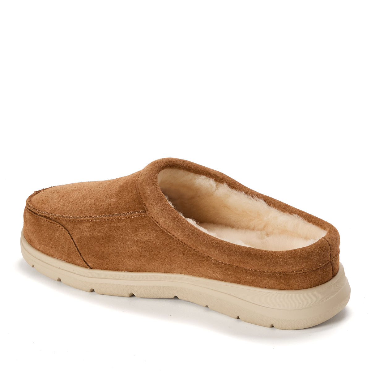 Men's Fireside by Dearfoams Lithgow Genuine Shearling Clog - US 0363